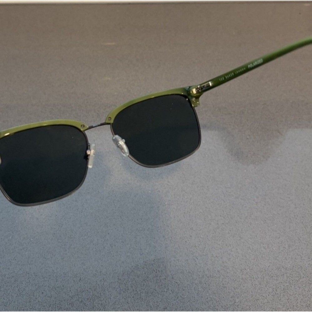 Ted Baker Polarized Green Tortoise Shell Sunglasses - Picture 5 of 8